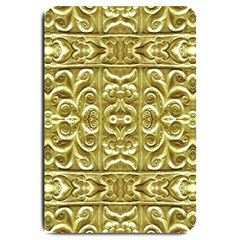 Gold Plated Ornament Large Door Mat by dflcprints