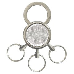 Abstract In Silver 3-ring Key Chain by StuffOrSomething