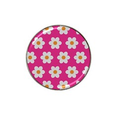 Daisies Golf Ball Marker (for Hat Clip) by SkylineDesigns