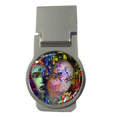 Artistic Confusion Of Brain Fog Money Clip (round) by FunWithFibro