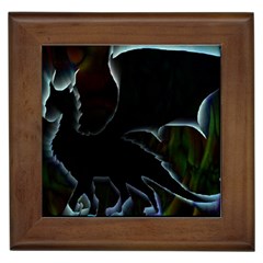 Dragon Aura Framed Ceramic Tile by StuffOrSomething