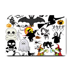 Halloween Mashup Small Door Mat by StuffOrSomething