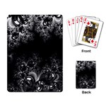 Midnight Frost Fractal Playing Cards Single Design Back