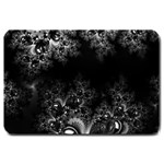 Midnight Frost Fractal Large Door Mat 30 x20  Door Mat