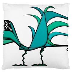 Fantasy Bird Large Cushion Case (single Sided)  by dflcprints