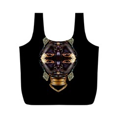 African Goddess Reusable Bag (m) by icarusismartdesigns