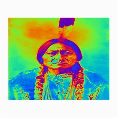 Sitting Bull Glasses Cloth (small, Two Sided) by icarusismartdesigns