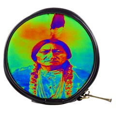 Sitting Bull Mini Makeup Case by icarusismartdesigns