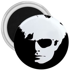 Warhol 3  Button Magnet by icarusismartdesigns