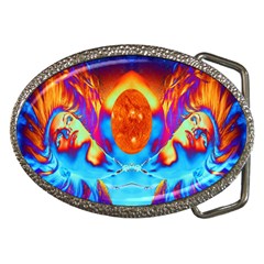 Escape From The Sun Belt Buckle (oval) by icarusismartdesigns