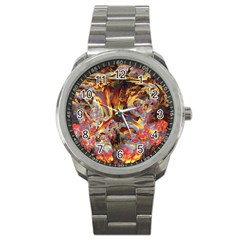 Abstract 4 Sport Metal Watch by icarusismartdesigns