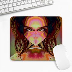 Cat Woman Large Mouse Pad (rectangle) by icarusismartdesigns