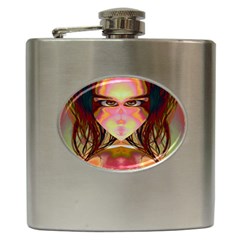 Cat Woman Hip Flask by icarusismartdesigns