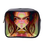 Cat Woman Mini Travel Toiletry Bag (Two Sides) Front