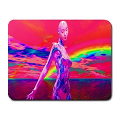 Cyborg Mask Small Mouse Pad (rectangle) by icarusismartdesigns