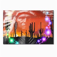 Ghost Dance Postcard 4 x 6  (10 Pack) by icarusismartdesigns