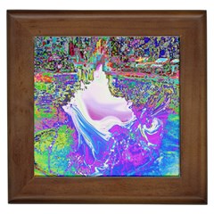 Splash1 Framed Ceramic Tile by icarusismartdesigns