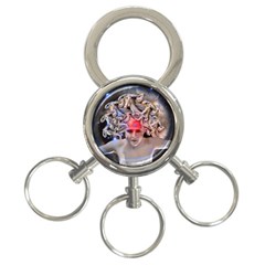 Medusa 3-ring Key Chain by icarusismartdesigns