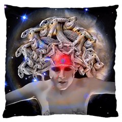 Medusa Large Cushion Case (single Sided)  by icarusismartdesigns