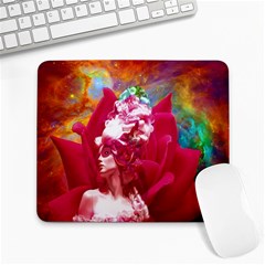 Star Flower Large Mouse Pad (rectangle) by icarusismartdesigns