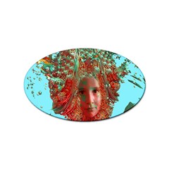 Flower Horizon Sticker (oval) by icarusismartdesigns