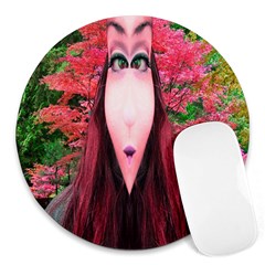 Tree Spirit 8  Mouse Pad (round) by icarusismartdesigns