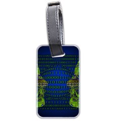 Binary Communication Luggage Tag (two Sides) by StuffOrSomething