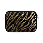 Gold Zebra  Apple iPad Mini Zippered Sleeve Front