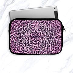 Pink Leopard  Apple Ipad Mini Zippered Sleeve by OCDesignss