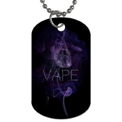 Vape Purple Smoke  Dog Tag (one Sided) by OCDesignss