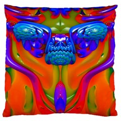 Lava Creature Standard Flano Cushion Case (one Side) by icarusismartdesigns