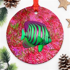 Fish Round Ornament by icarusismartdesigns