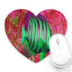 Fish Mouse Pad (heart) by icarusismartdesigns