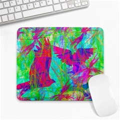 Birds In Flight Large Mouse Pad (rectangle) by icarusismartdesigns