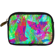 Birds In Flight Digital Camera Leather Case by icarusismartdesigns