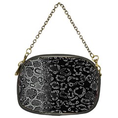 Black Cheetah Abstract Chain Purse (one Side) by OCDesignss