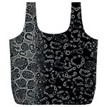 Black Cheetah Abstract Reusable Bag (XL) Front