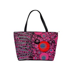 Pink Zebra Abstract Large Shoulder Bag by OCDesignss