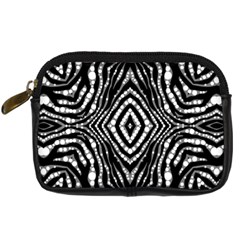 Zebra Twists  Digital Camera Leather Case by OCDesignss