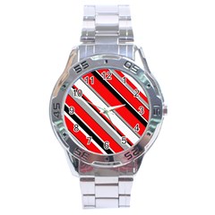 Pattern Stainless Steel Watch by Siebenhuehner