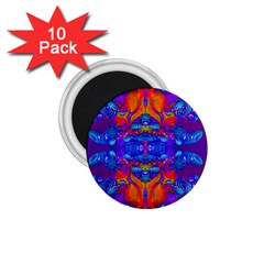 Abstract Reflections 1 75  Button Magnet (10 Pack) by icarusismartdesigns