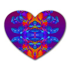 Abstract Reflections Mouse Pad (heart) by icarusismartdesigns