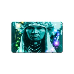 Magical Indian Chief Magnet (name Card) by icarusismartdesigns