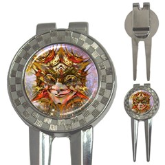 Star Clown Golf Pitchfork & Ball Marker by icarusismartdesigns