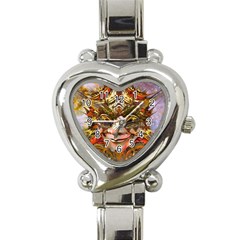 Star Clown Heart Italian Charm Watch  by icarusismartdesigns