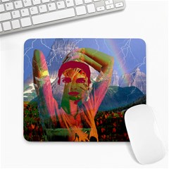 Fusion With The Landscape Large Mouse Pad (rectangle) by icarusismartdesigns