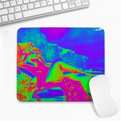 Seaside Holiday Large Mouse Pad (rectangle) by icarusismartdesigns