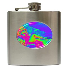 Seaside Holiday Hip Flask by icarusismartdesigns