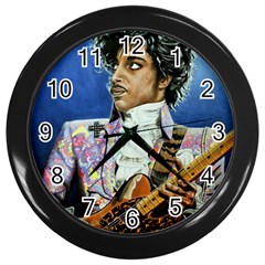 His Royal Purpleness Wall Clock (black) by retz