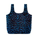 Florescent Leopard Print  Reusable Bag (M) Front